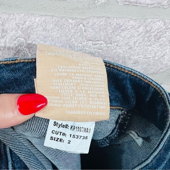 Kut from the Kloth Reese High Rise Straight Leg Utility Jeans Size 2 - Picture 9 of 9